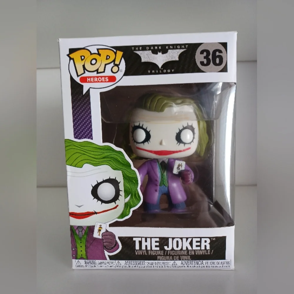 DC The Joker From Batman The Dark Knight Trilogy 36 Vinyl Figure Funko Pop‎